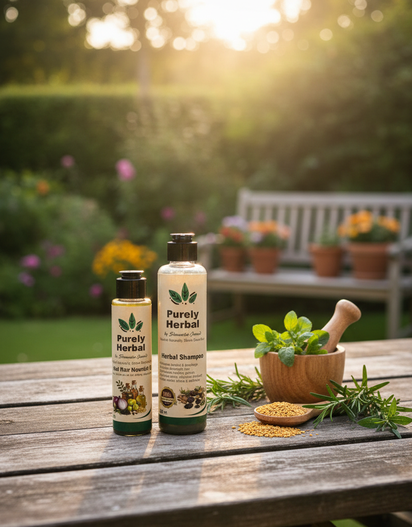 Purely Herbal Hair Care Bundle